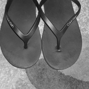 Calvin Klein flip flops